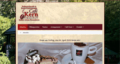 Desktop Screenshot of cafe-kern.de